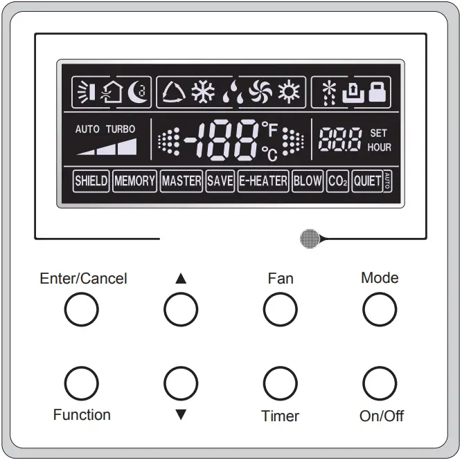 BLUERIDGE BMKH12MCC Wired Remote Controller Fig.1
