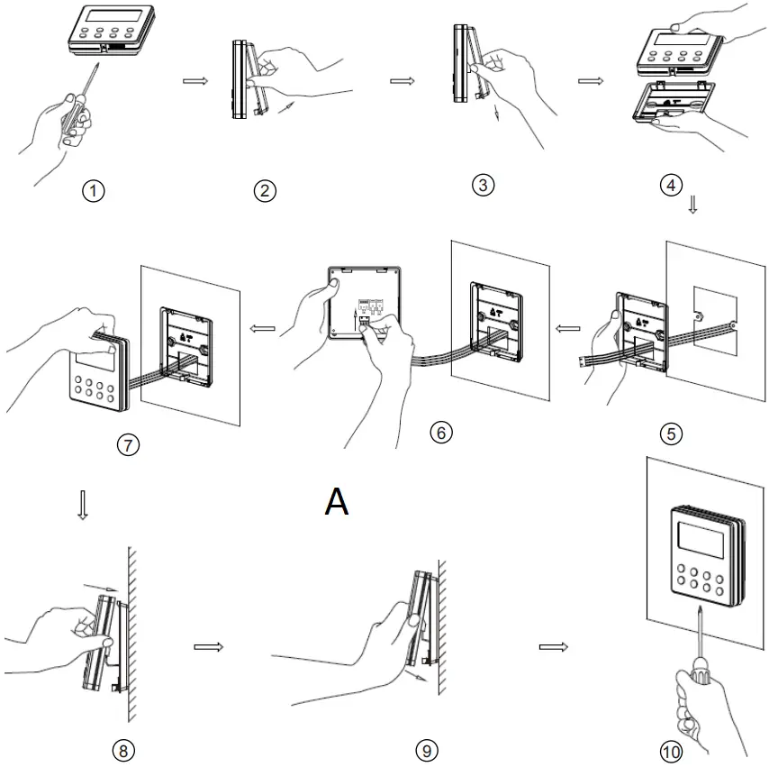 BLUERIDGE BMKH12MCC Wired Remote Controller fig 18