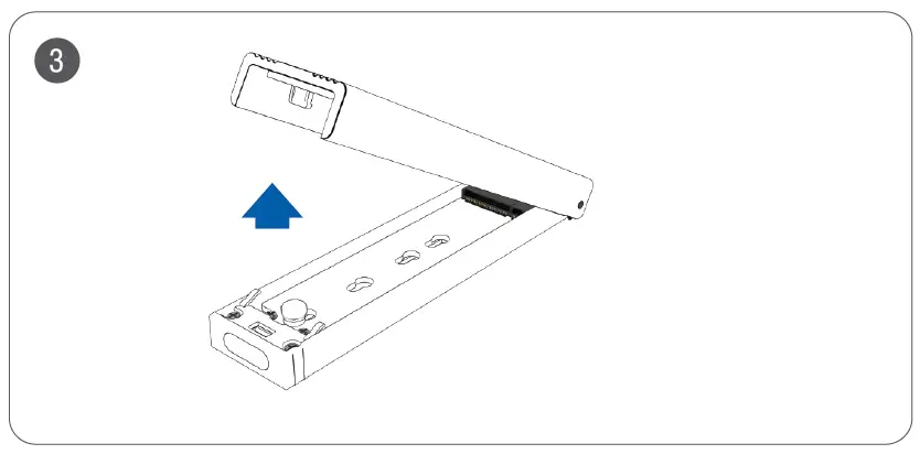 SABRENT EC-SNVE USB 3.2 Type-C Tool-Free Enclosure fig 4