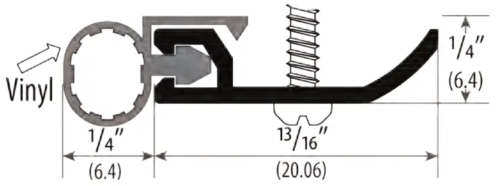 CAL ROYAL PG 602 Weather Seal Door Accessories