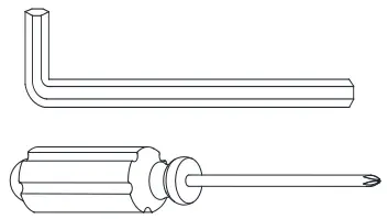 John Lewis Loft Desk Grey White - Tools required