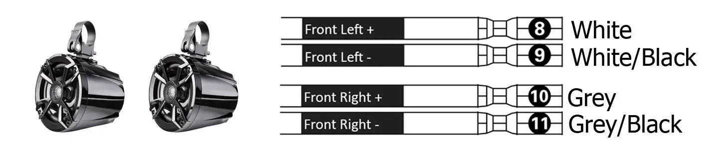 NOAM NUTV5-Waterproof-Speakers-Bluetooth-2.1-Marine-Stereo-System-03