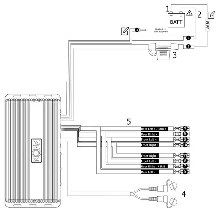 NOAM NUTV5-Waterproof-Speakers-Bluetooth-2.1-Marine-Stereo-System-13