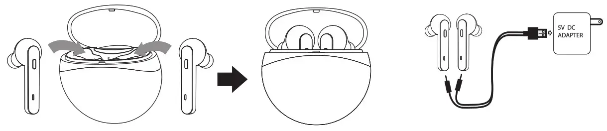 LOL Wireless Earbuds - CHARGING THE EARBUDS