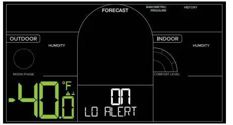 LA CROSSE TECHNOLOGY M74863 Wireless Weather Station with Atomic Time and Date 13