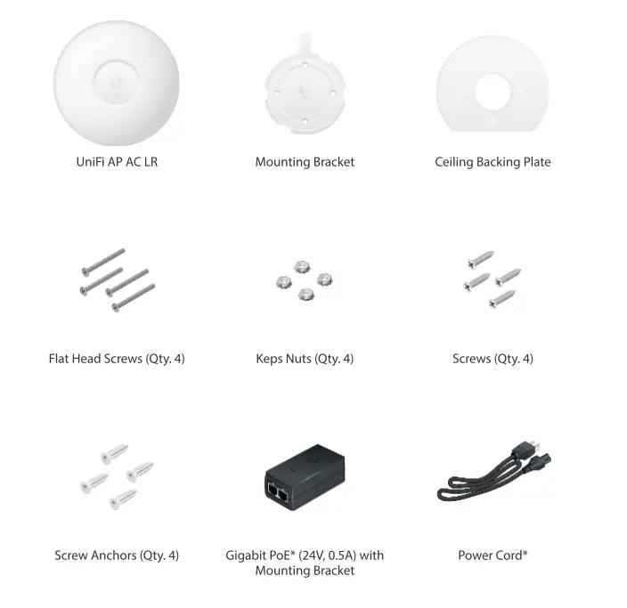 UBIQUITI UAP-AC-LR UAP AC LR Access Point fig 1