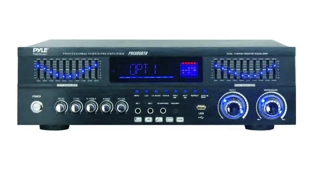 Pyle Desktop Stereo Pre-amplifier User Manual