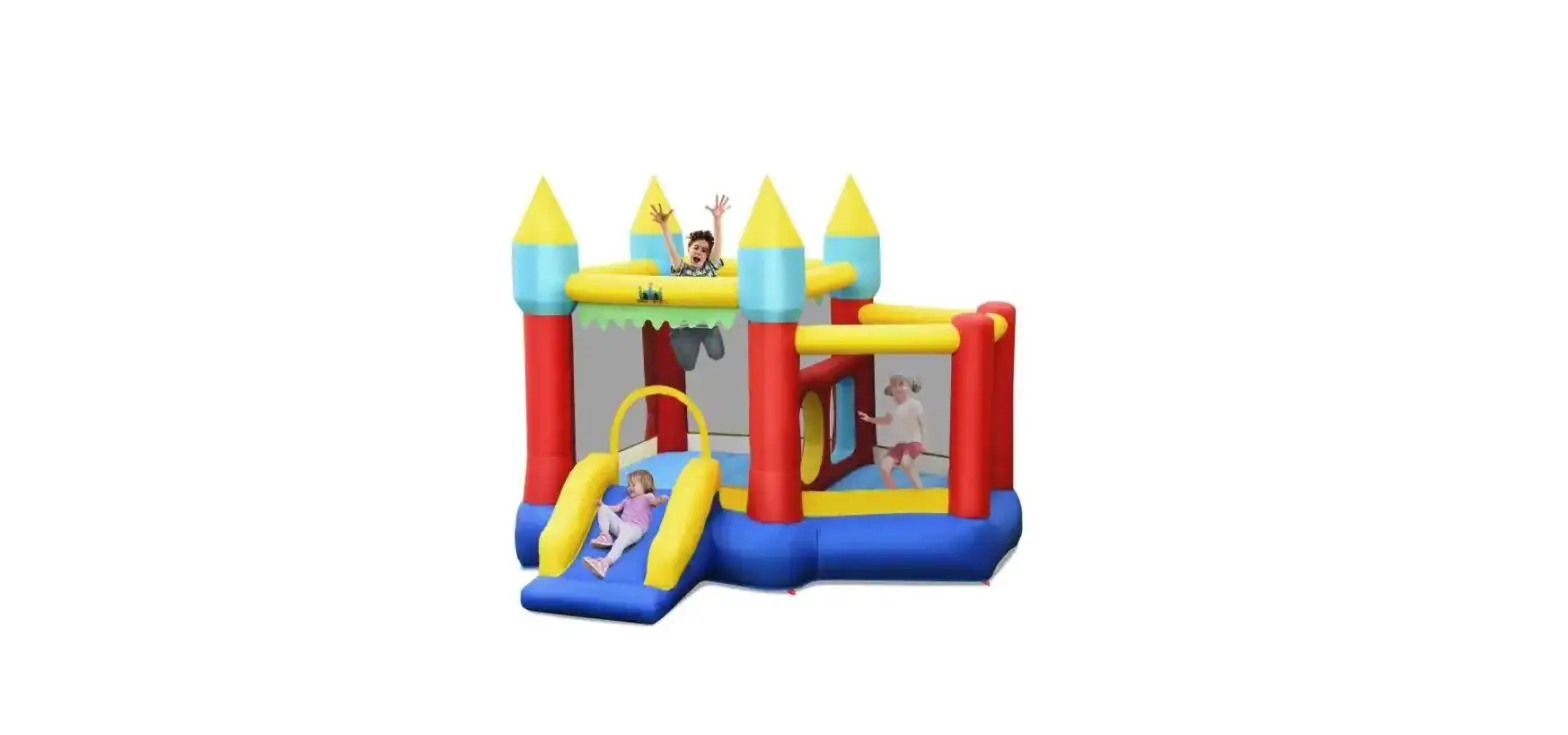 Gymax Gym06247 Inflatable Bounce House Slide Jumping Castle Ball Pit Tunnels User Manual