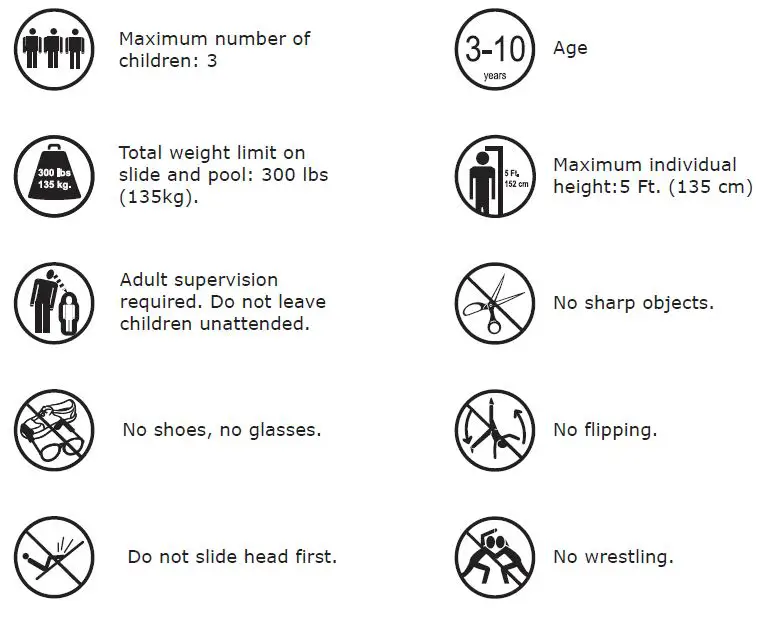 GYMAX GYM06247 Inflatable Bounce House Slide Jumping Castle Ball Pit Tunnels FIG 1