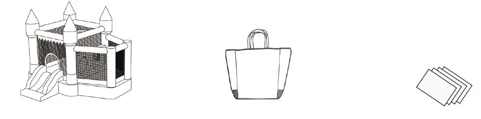 GYMAX GYM06247 Inflatable Bounce House Slide Jumping Castle Ball Pit Tunnels FIG 4