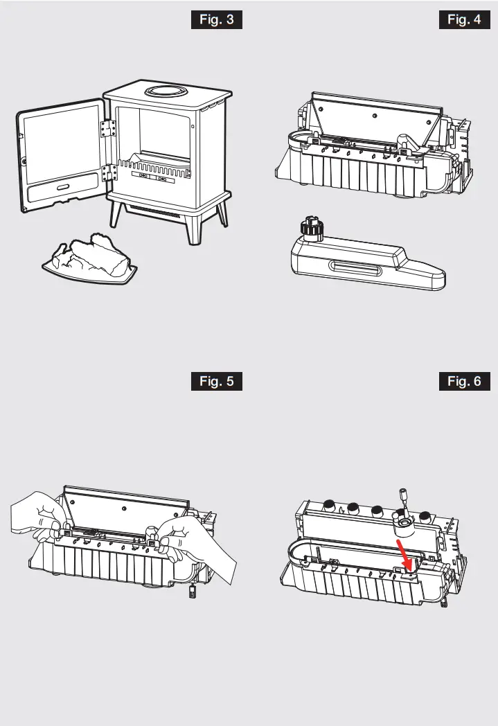 Willowbrook WLL20 Dimplex Opti myst Electric Stove - Fig 2