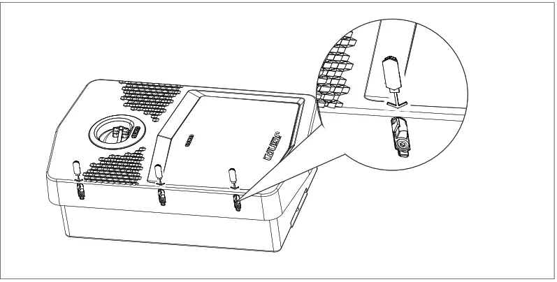 GEWISS GWJ3012R Joinon Range Electric Vehicle Charging Wallbox - CLOSING THE CASING4