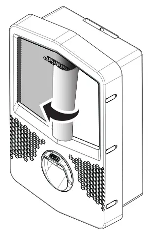 GEWISS GWJ3012R Joinon Range Electric Vehicle Charging Wallbox - completing