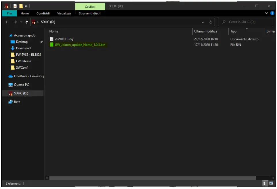 GEWISS GWJ3012R Joinon Range Electric Vehicle Charging Wallbox - inserted