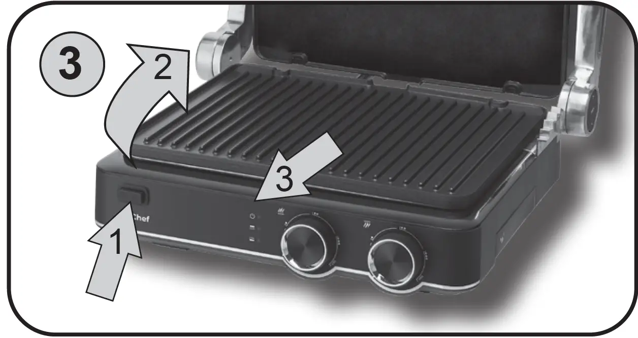 eta 5156 GrilChef Electric Contact Grill 03