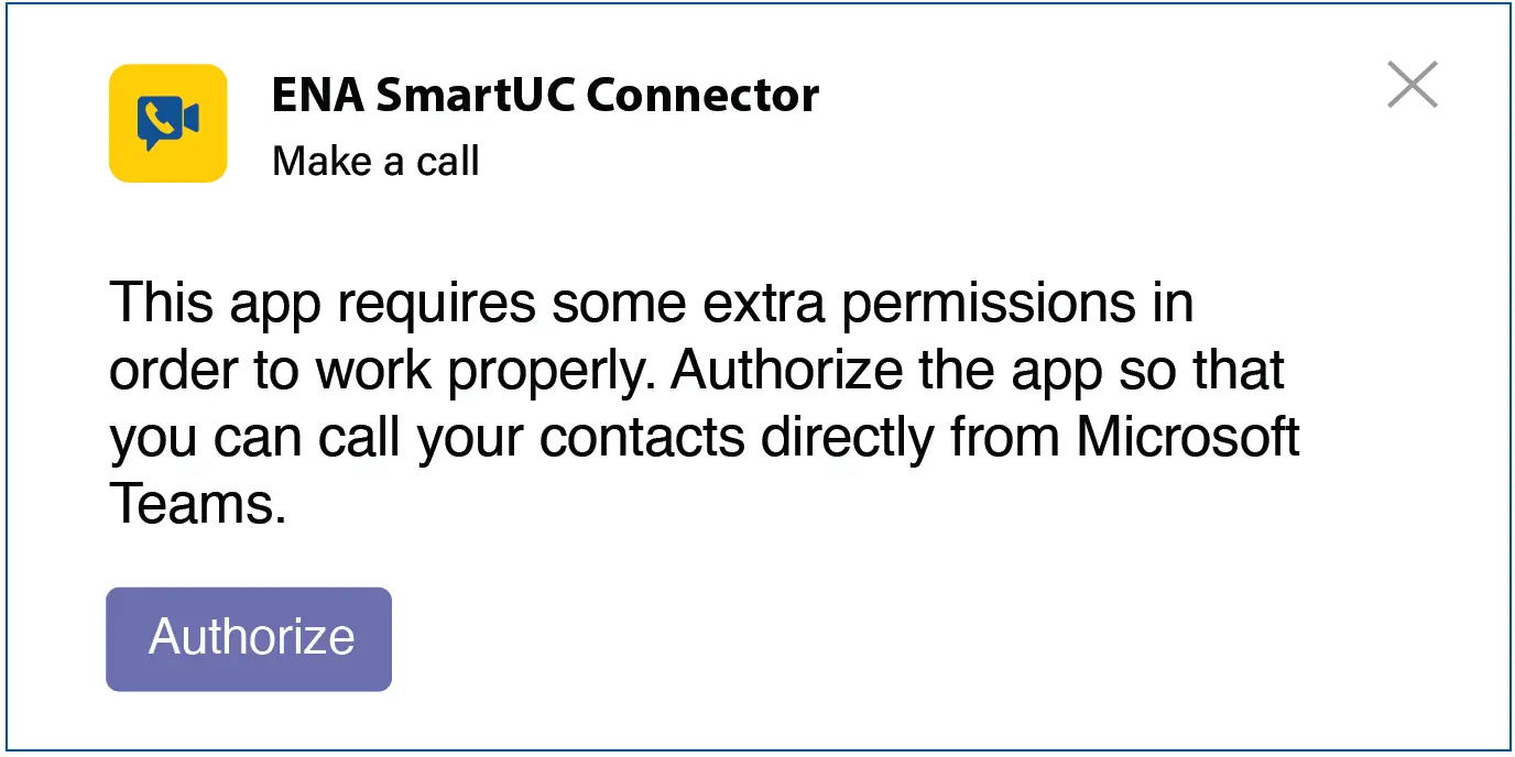 ENA Microsoft Teams Connector App 19