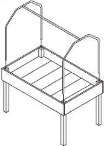 GAINSBOROUGH K166 Raised Potager with Cover B 05