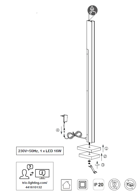 TRIO-LIGHTING-441610132-LED-Floor-Lamp-FIG-1