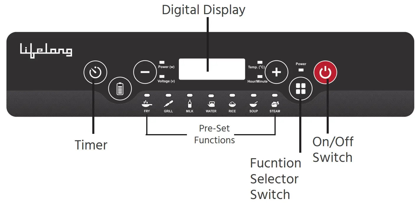 Lifelong Cooktop VX Inferno Induction fig 2