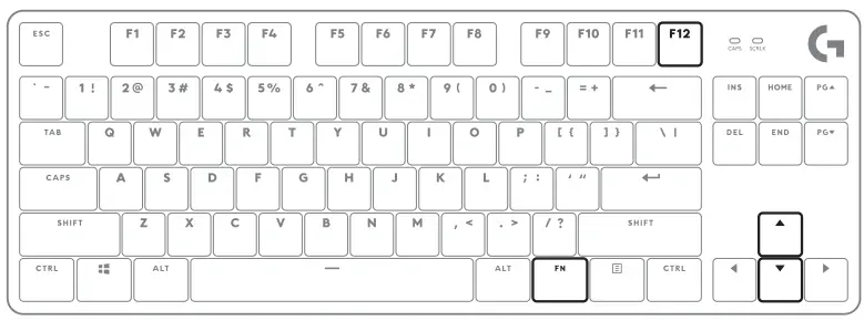 logitech G412 TKL SE Mechanical Gaming Keyboard-9