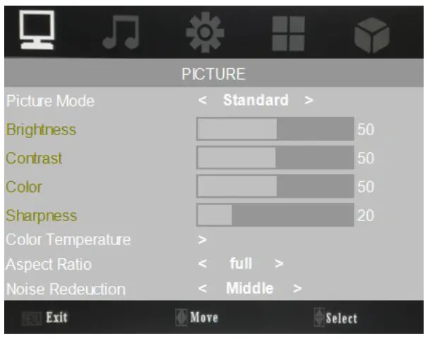 GVISION PVM10ZJ-OC4-4 IP Public View Monitor - OSD Setup