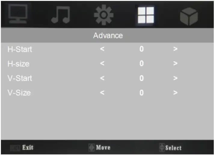 GVISION PVM10ZJ-OC4-4 IP Public View Monitor - OSD Setup4