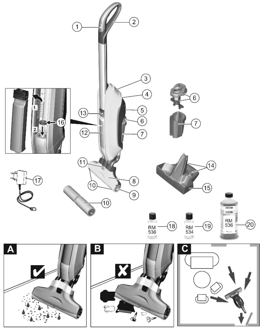 KARCHER FC 5 Cordless Hard Floor Cleaner-fig3