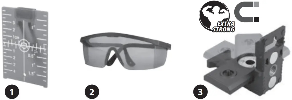 EXTOL PREMIUM 8823307 Cross Laser Liner - Fig 1