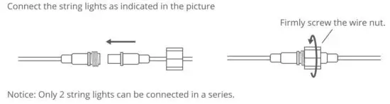 FIG 3 Control String Lights in Series