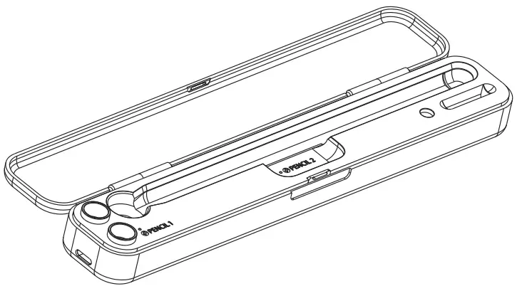 DUNNO 15550710170530 2 in 1 Wireless Charging Pencil Box