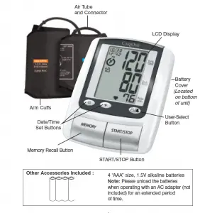 CareOne Automatic Blood Pressure Monitor AHBPA-060