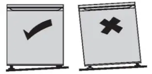 Refrigerators MINIBAR ONE DOOR User Manual - Levelling the Unit