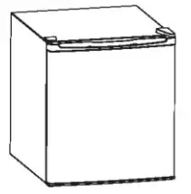Refrigerators MINIBAR ONE DOOR User Manual - With the door closed