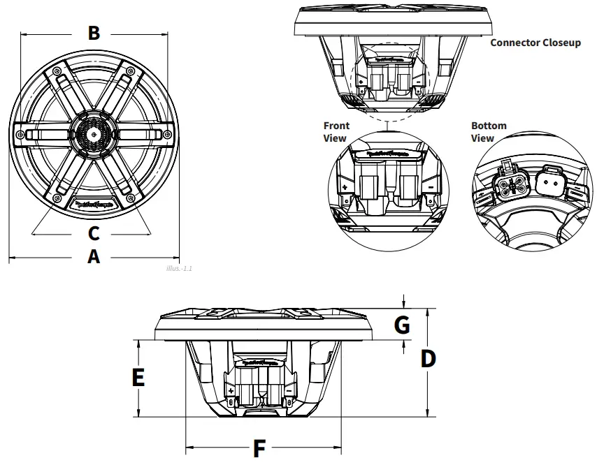 Rockford-Fosgate-M2-8B-2-Way-Coaxial-Marine-Speakers-fig-2