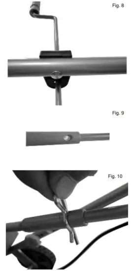 FIG 13 INSTALLING CHUTE CRANK