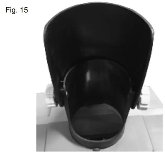 FIG 16 INSTALLING CHUTE DEFLECTOR