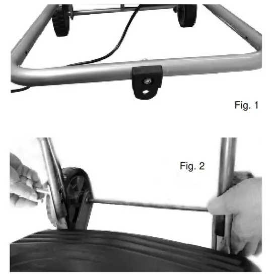 FIG 9 INSTALLING CENTER HANDLE