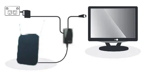 anko 43055845 High Gain ANtenna Instruction Manual - Connecting