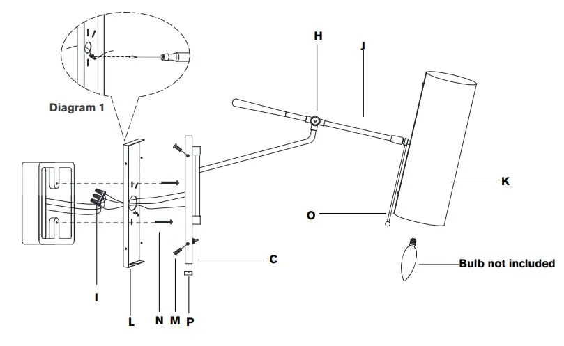 VISUAL COMFORT ARN 2002 Frankfort Articulating Wall Light-fig2