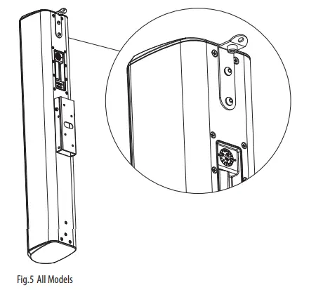 TANNOY VLS Series Passive Column Array Loudspeakers - Flying Bracket