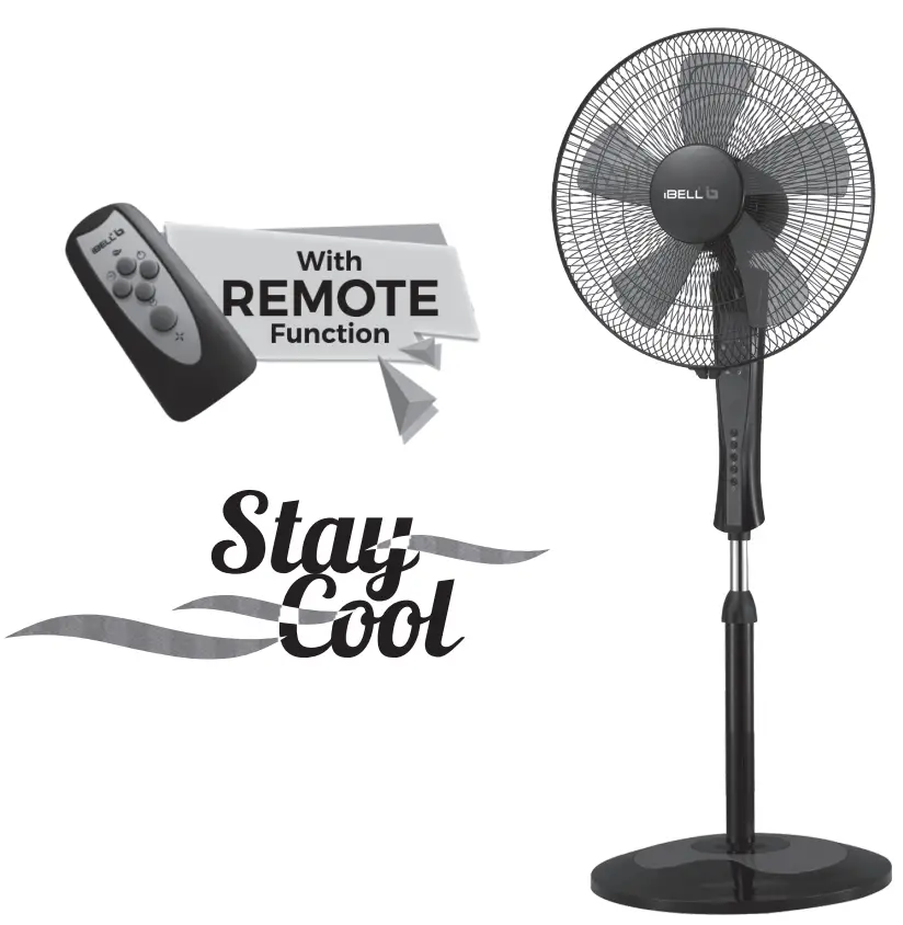 iBELL IBL WIND P10 R Pedestal Fan