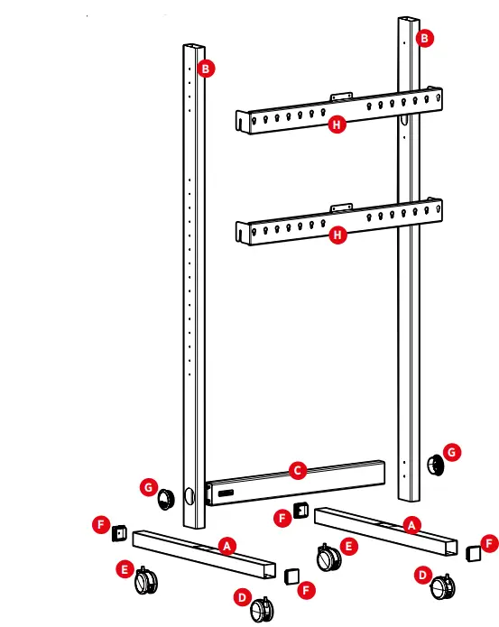 Kindermann-4004-000-200-Mobile-Stand-fig 1