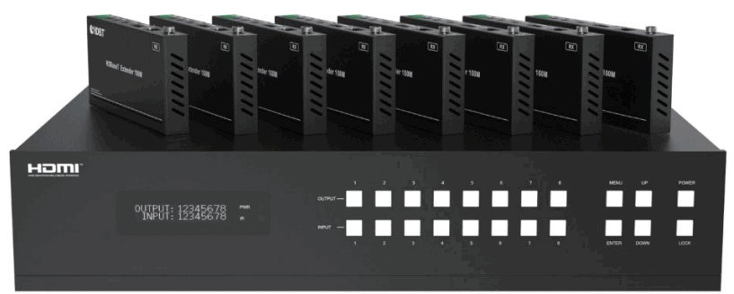 ALFATRON ALF-MUH88E 18 Gbps 8x8 HDBaseT -