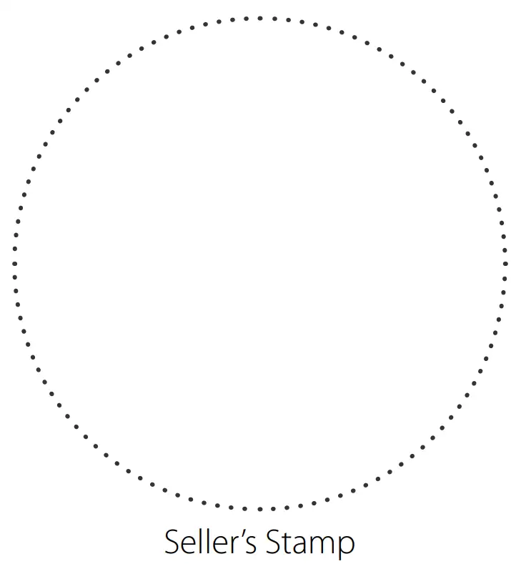 Seller’s Stamp