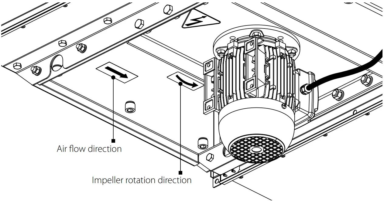 Access to the terminal box