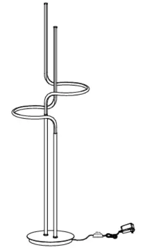 JONATHAN Y JYL7028A Floor Lamp - Cover