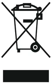 hama 00182621 MW-300 Optical Wireless 3-Button - Note on environmental protection