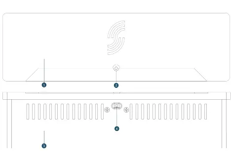 SOUND IMPRESS HY502-2CH Stereo Amplifier - DISPLAY OF CONTROL FUNCTIONS 2