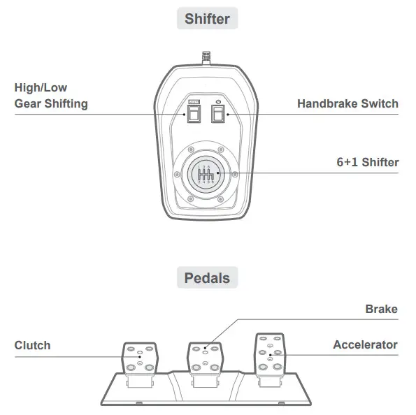 PXN V9 Gaming Steering Wheel - Steering Wheel1
