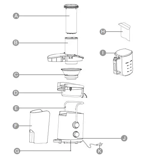 amazon-basics-B07PJ6XLLF-600-W-Juicer-1